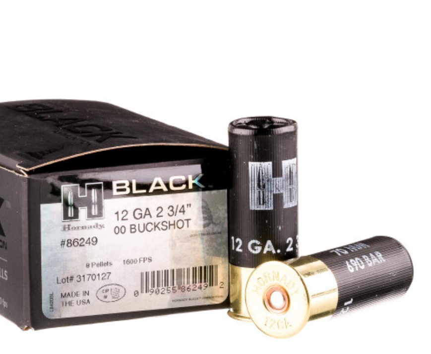 100 Rounds of 12ga Ammo by Hornady Buck