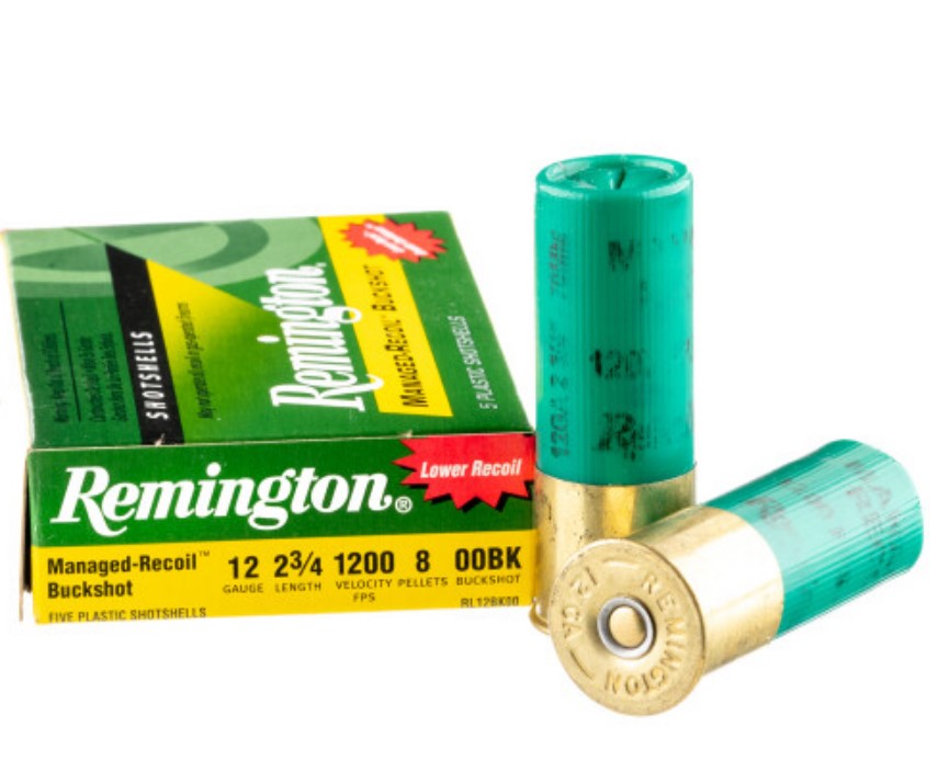 100 Rounds of 12ga Ammo by Remington Managed Buck