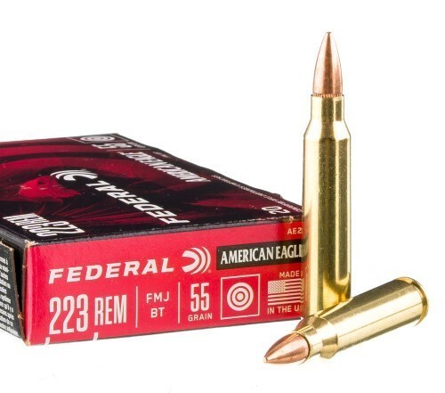1000 Rounds of .223 Ammo by Federal American Eagle – 55gr FMJBT