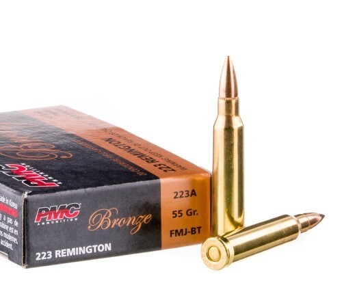 1000 Rounds of .223 Ammo by PMC – 55gr FMJBT