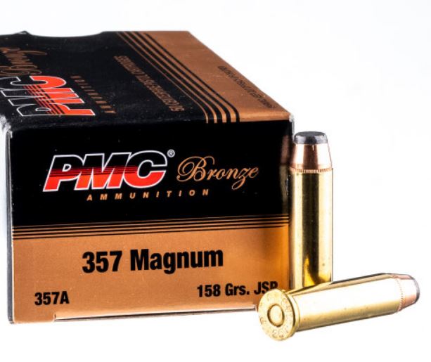 1000 Rounds of .357 Mag Ammo  PMC – 158gr JSP