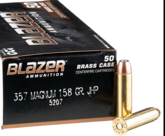 1000 Rounds of .357 Mag Ammo by  Brass-158gr JHP