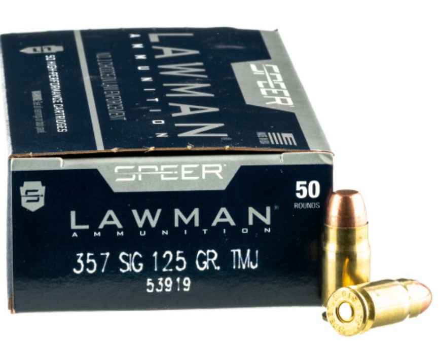 1000 Rounds of .357 SIG Ammo Speer – 125gr TMJ