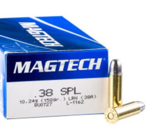 1000 Rounds of .38 Spl Ammo Magtech – 158gr LRN