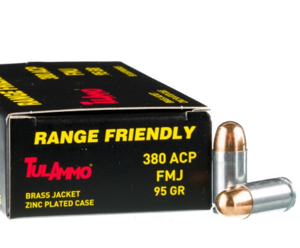 1000 Rounds of .380 ACP Ammo- 95gr FMJ *NONMAGNETIC*