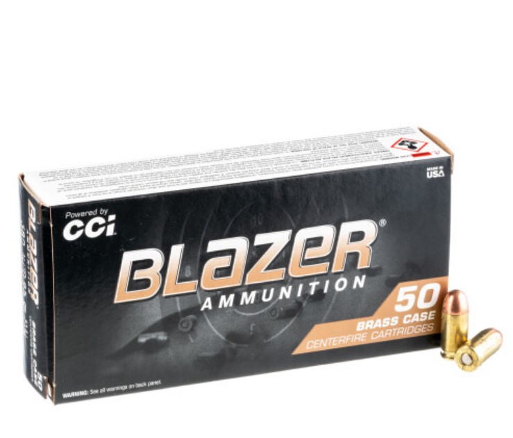 1000 Rounds of .380 ACP Ammo Blazer Brass – 95gr FMJ