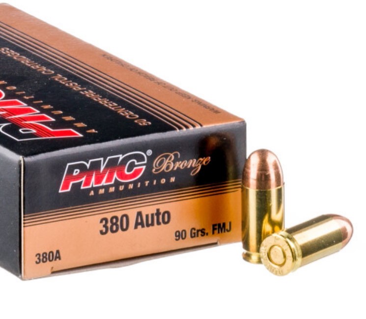 1000 Rounds of .380 ACP Ammo PMC – 90gr FMJ