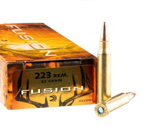 200 Rounds of .223 Ammo by Federal Fusion – 62gr Fusion