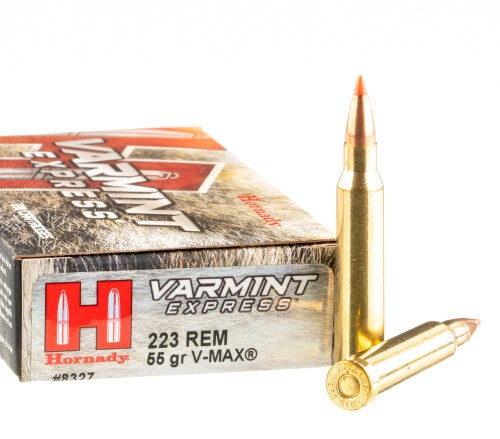 200 Rounds of .223 Ammo by Hornady – 55gr V-Max