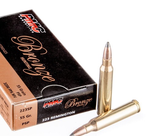 200 Rounds of .223 Ammo by PMC – 55gr PSP