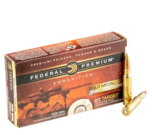 200 Rounds of .308 Win Ammo by Federal – 175gr HPBT