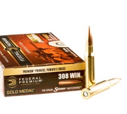 200 Rounds of .308 Win Ammo by Federal Sierra Match King – 168gr HPBT