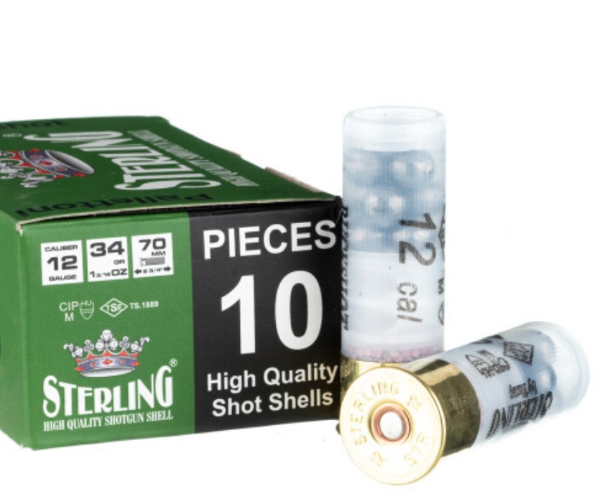 200 Rounds of 12ga Ammo by Sterling buck
