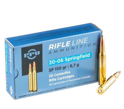 200 Rounds of 30-06 Springfield Ammo by Prvi Partizan – 150gr SP
