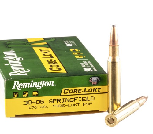 200 Rounds of 30-06 Springfield Ammo by Remington – 150gr PSP