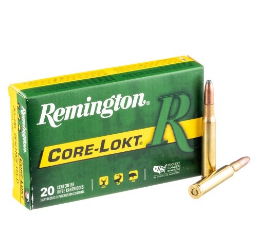 200 Rounds of 30-06 Springfield Ammo by Remington Core-Lokt – 220gr SP