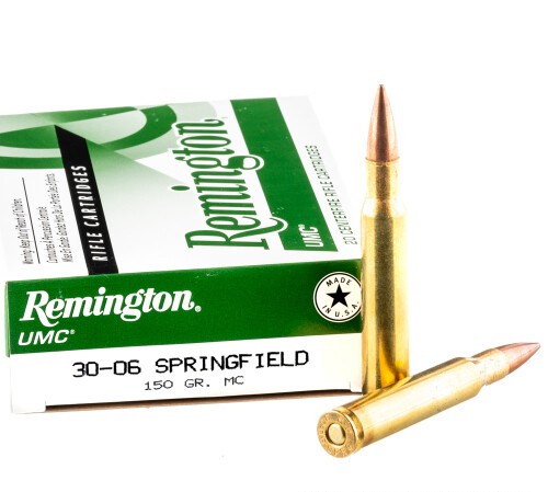 200 Rounds of 30-06 Springfield Ammo by Remington UMC – 150gr MC