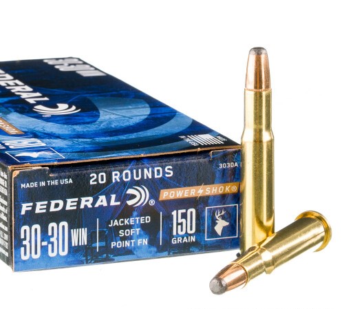 200 Rounds of 30-30 Win Ammo by Federal – 150gr SP