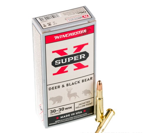 200 Rounds of 30-30 Win Ammo by Winchester Super-X – 150gr JHP