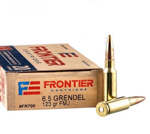 200 Rounds of 6.5 Grendel Ammo by Hornady Frontier – 123gr FMJ