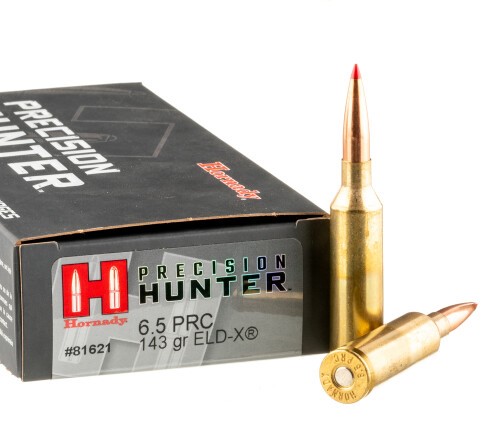 200 Rounds of 6.5 PRC Ammo by Hornady Precision Hunter – 143gr ELD-X