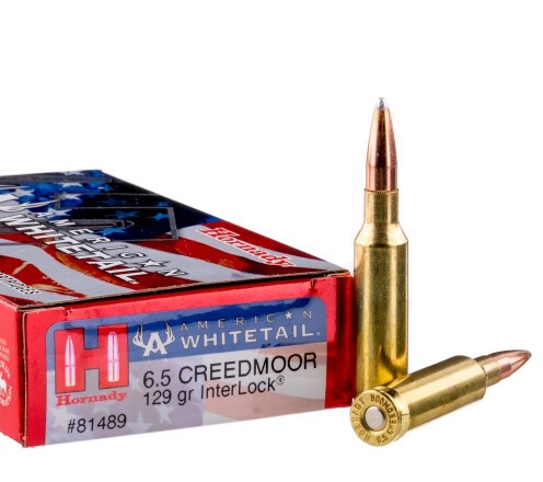 200 Rounds of 6.5 mm Creedmoor Ammo by Hornady – 129gr SPBT
