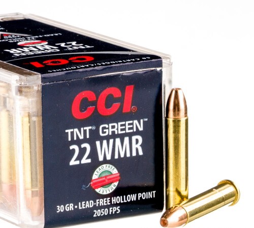 2000 Rounds of .22 WMR Ammo by CCI TNT Green – 30gr HP