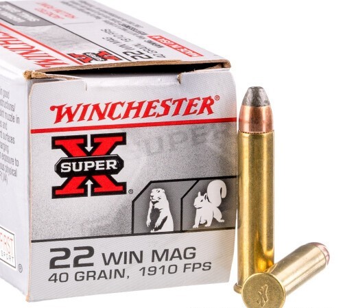 2000 Rounds of .22 WMR Ammo by Winchester Super-X – 40gr JHP