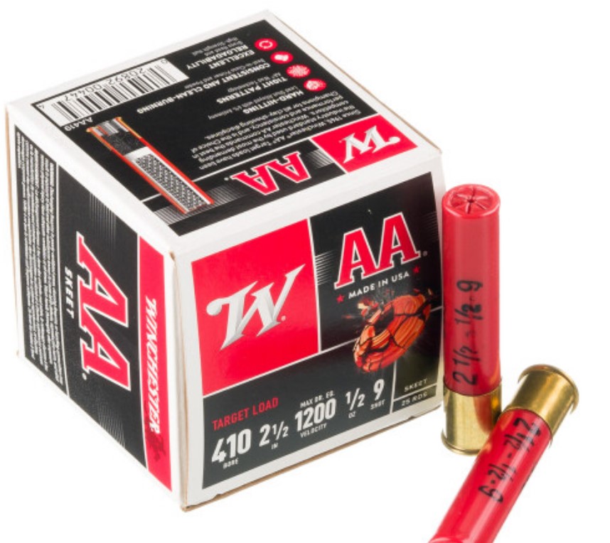 250 Rounds of .410 Ammo by Winchester AA Target 9 shot