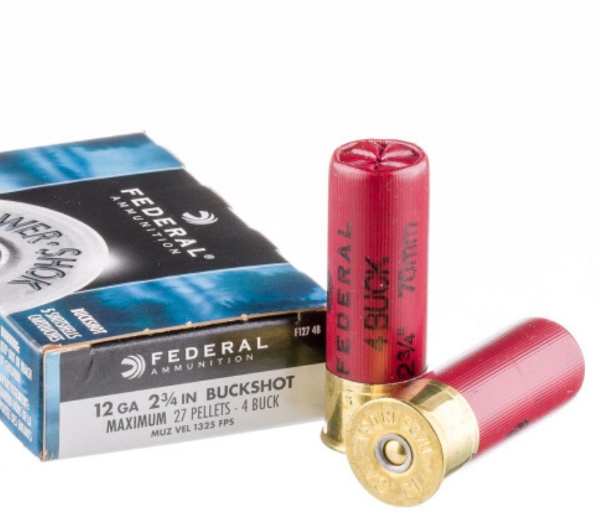 250 Rounds of 12ga Ammo by Federal 4 Buck