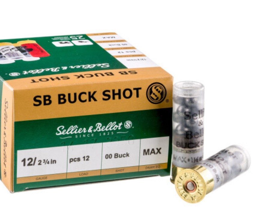 250 Rounds of 12ga Ammo by Sellier & Bellot 1.25 Buck