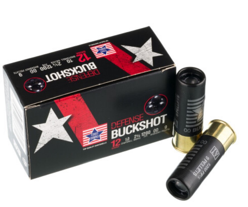 250 Rounds of 12ga Ammo by Stars & Stripes Buck