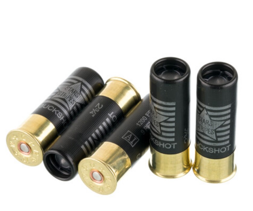 250 Rounds of 12ga Ammo by Stars & Stripes Buck