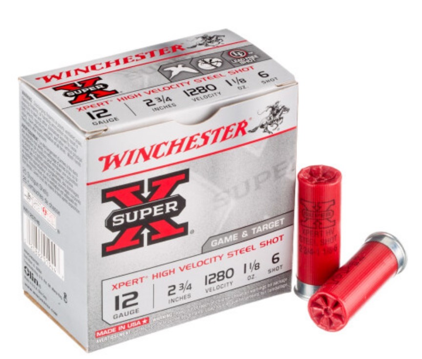 250 Rounds of 12ga Ammo by Winchester – 1 .125 Shot (Steel)