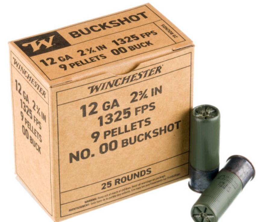 250 Rounds of 12ga Ammo by Winchester Military Buck