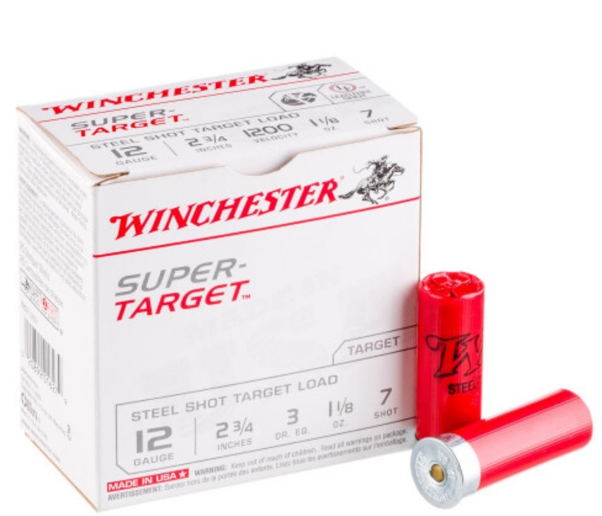 250 Rounds of 12ga Ammo by Winchester Shot (Steel)
