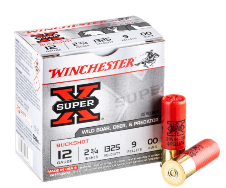 250 Rounds of 12ga Ammo by Winchester Super-X  Buck