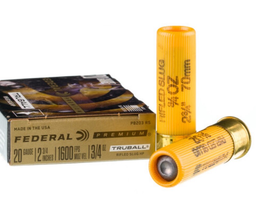 250 Rounds of 20ga Ammo by Federal Premium  Rifled Slug