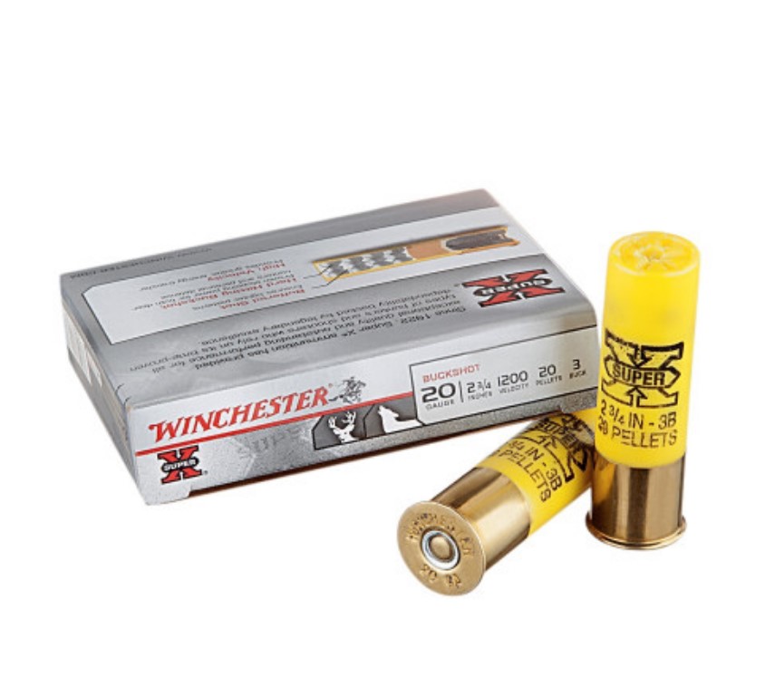250 Rounds of 20ga Ammo by Winchester Super-X 3 Buck