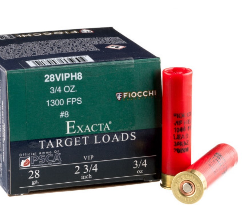 250 Rounds of 28ga Ammo by Fiocchi 0.75_8 shot