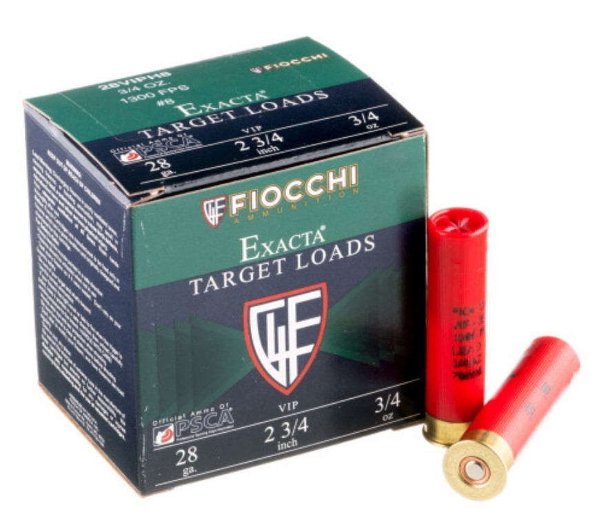 250 Rounds of 28ga Ammo by Fiocchi 0.75_8 shot