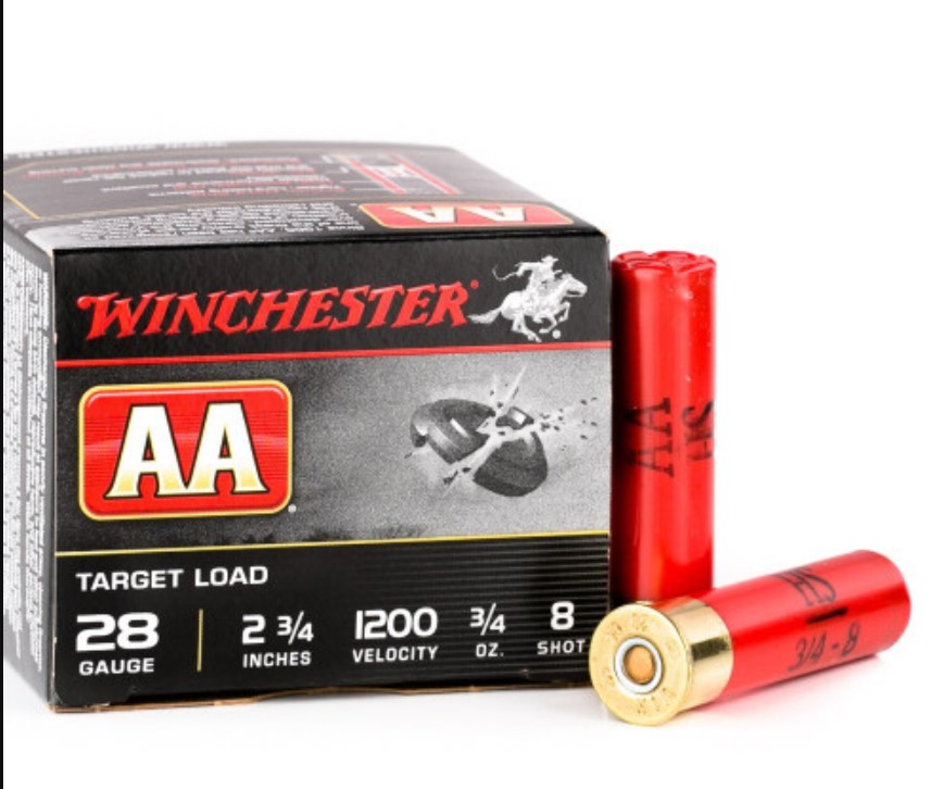 250 Rounds of 28ga Ammo by Winchester AA 8 Shot