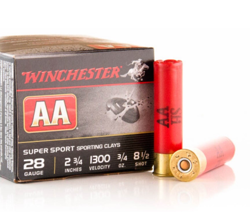 250 Rounds of 28ga Ammo by Winchester AA 8.5 Shot