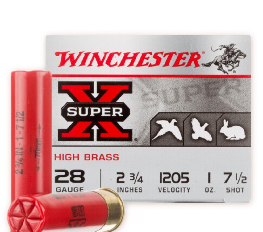 250 Rounds of 28ga Ammo by Winchester Super-X 7.5 shot