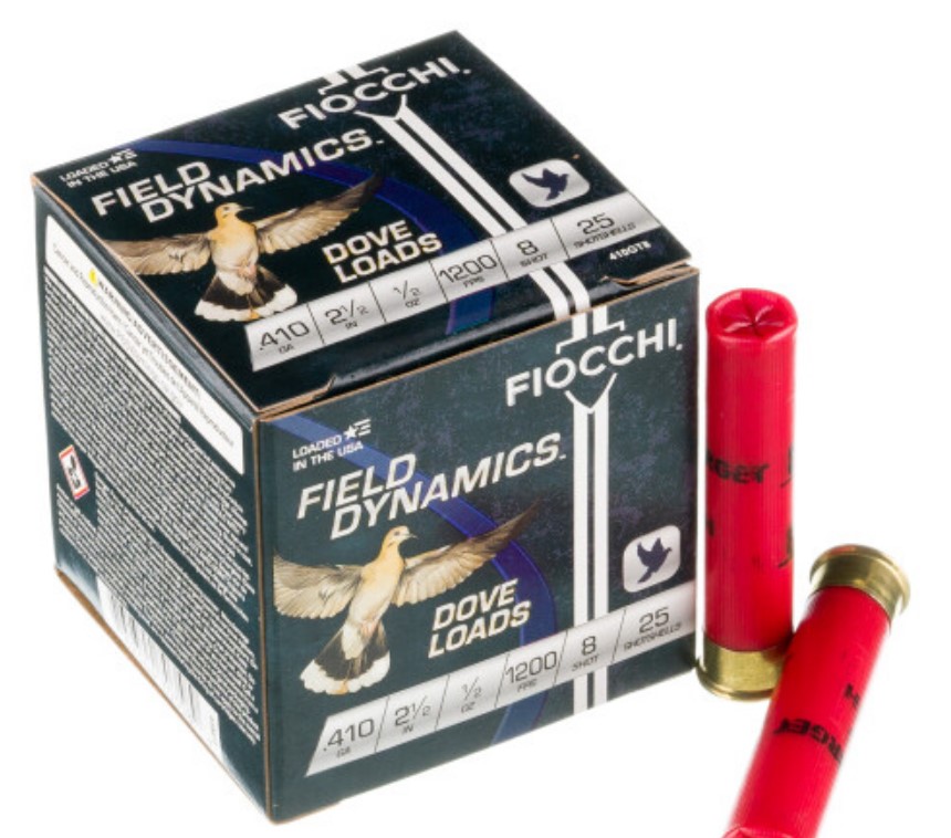 250 Rounds of 410 Bore Ammo by Fiocchi 8 shot