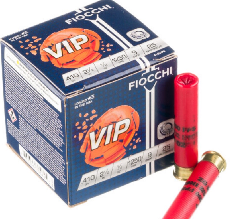 250 Rounds of 410 Bore Ammo by Fiocchi 9 shot