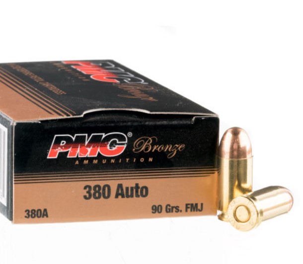 300 Rounds of .380 ACP Ammo PMC – 90gr FMJ