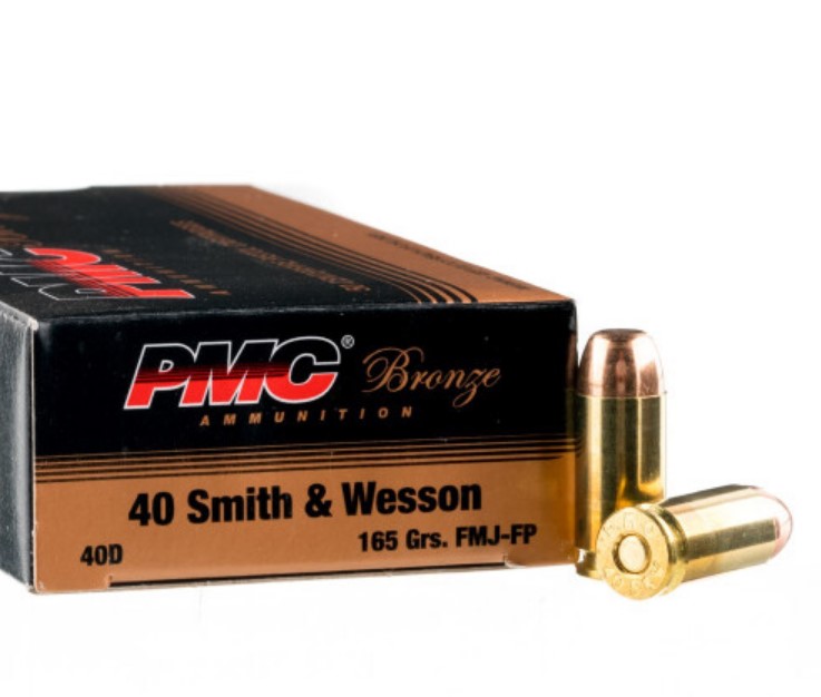 300 Rounds of .40 S&W Ammo PMC – 165gr FMJFN