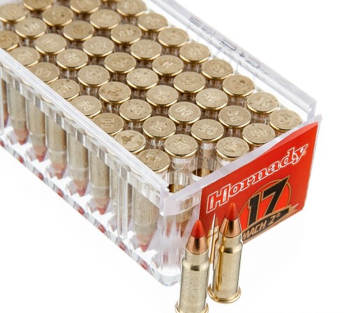 500 Rounds of .17HM2 Ammo by Hornady Varmint Express – 17gr V-MAX
