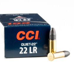 5000 Rounds of .22 LR Ammo by CCI Quiet-22 – 40gr LRN